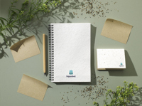 Seed paper notebook (approx. A5) 269100_002 (White)