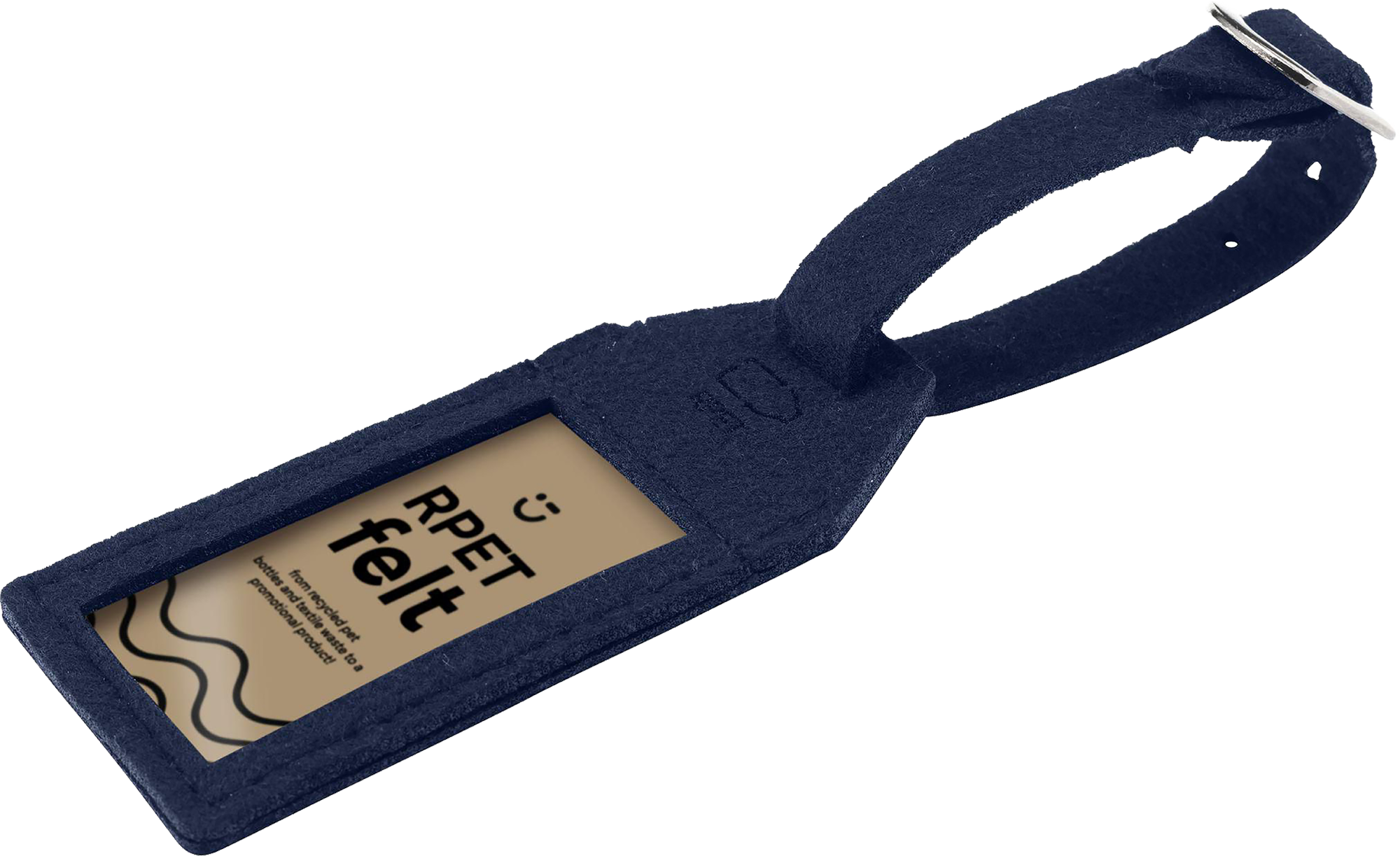 Picture of RPET felt luggage tag