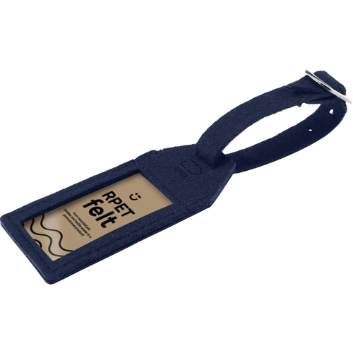 RPET felt luggage tag