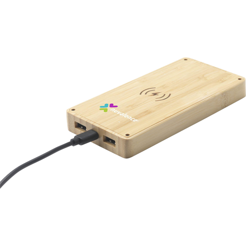 Wireless solar power bank (8,000 mAh)