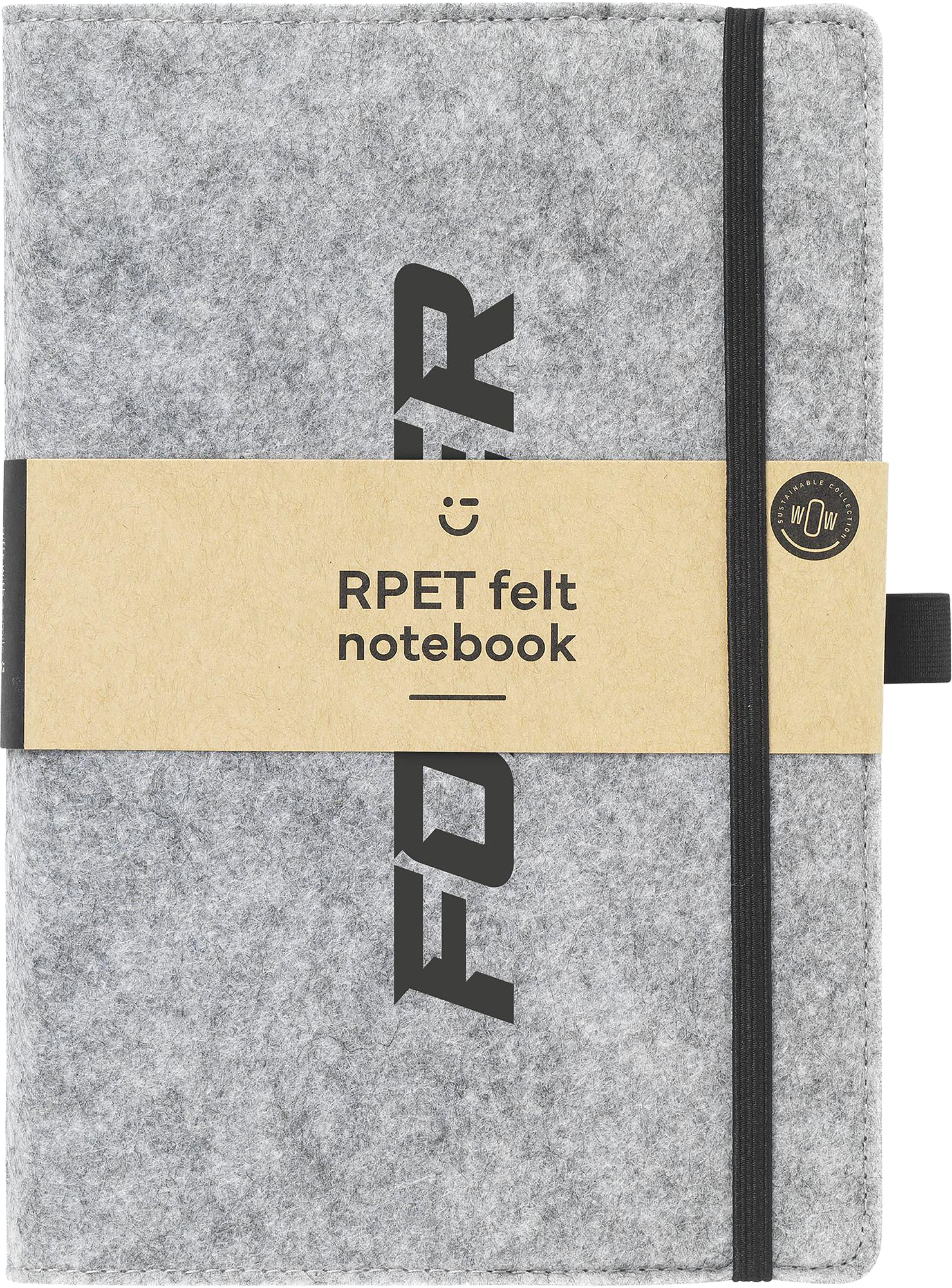 Picture of RPET felt notebook (approx A5)
