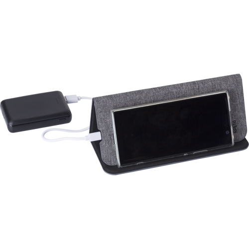 RPET wireless charger mouse mat/phone stand