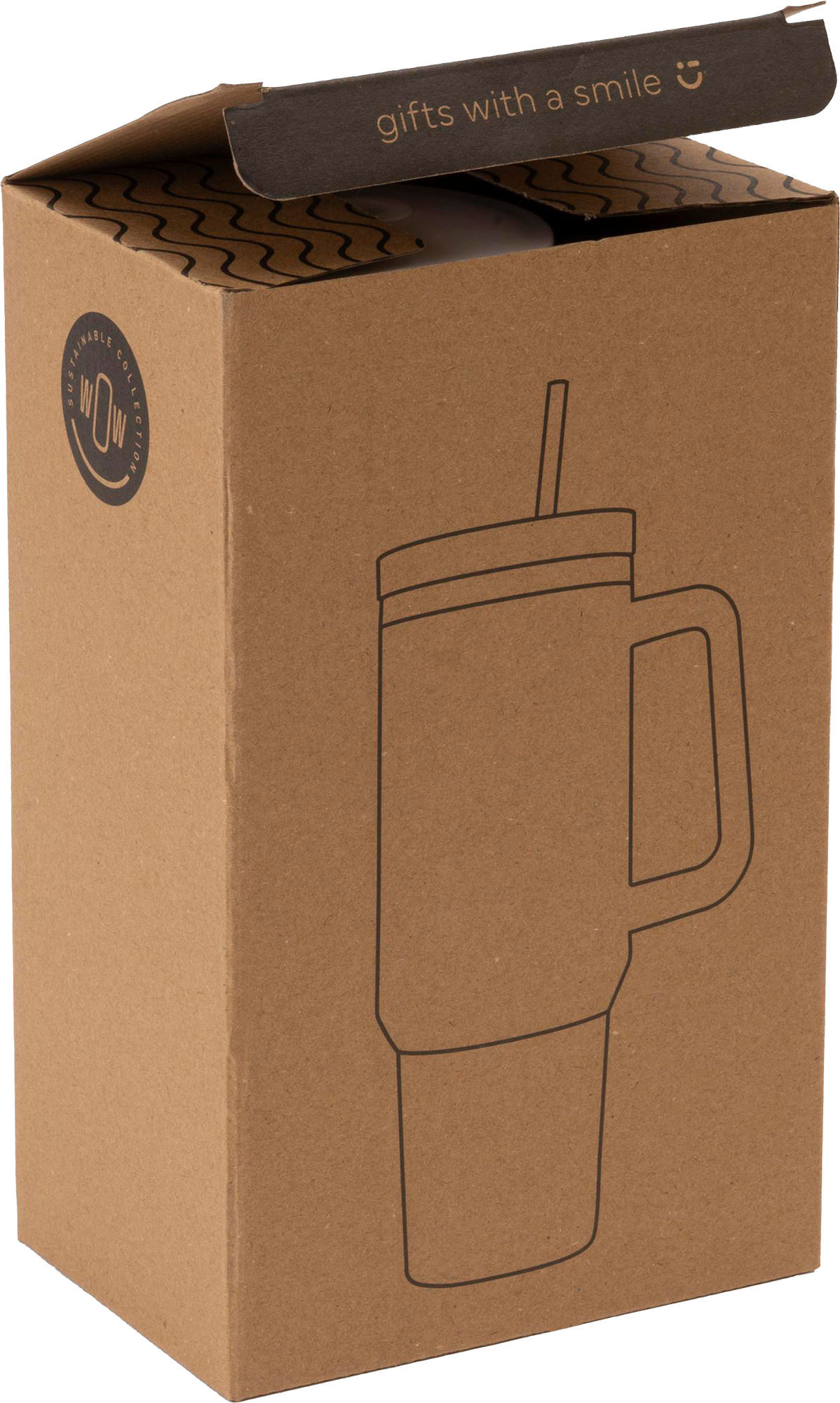 Picture of Recycled double walled steel bottle (900 ml)