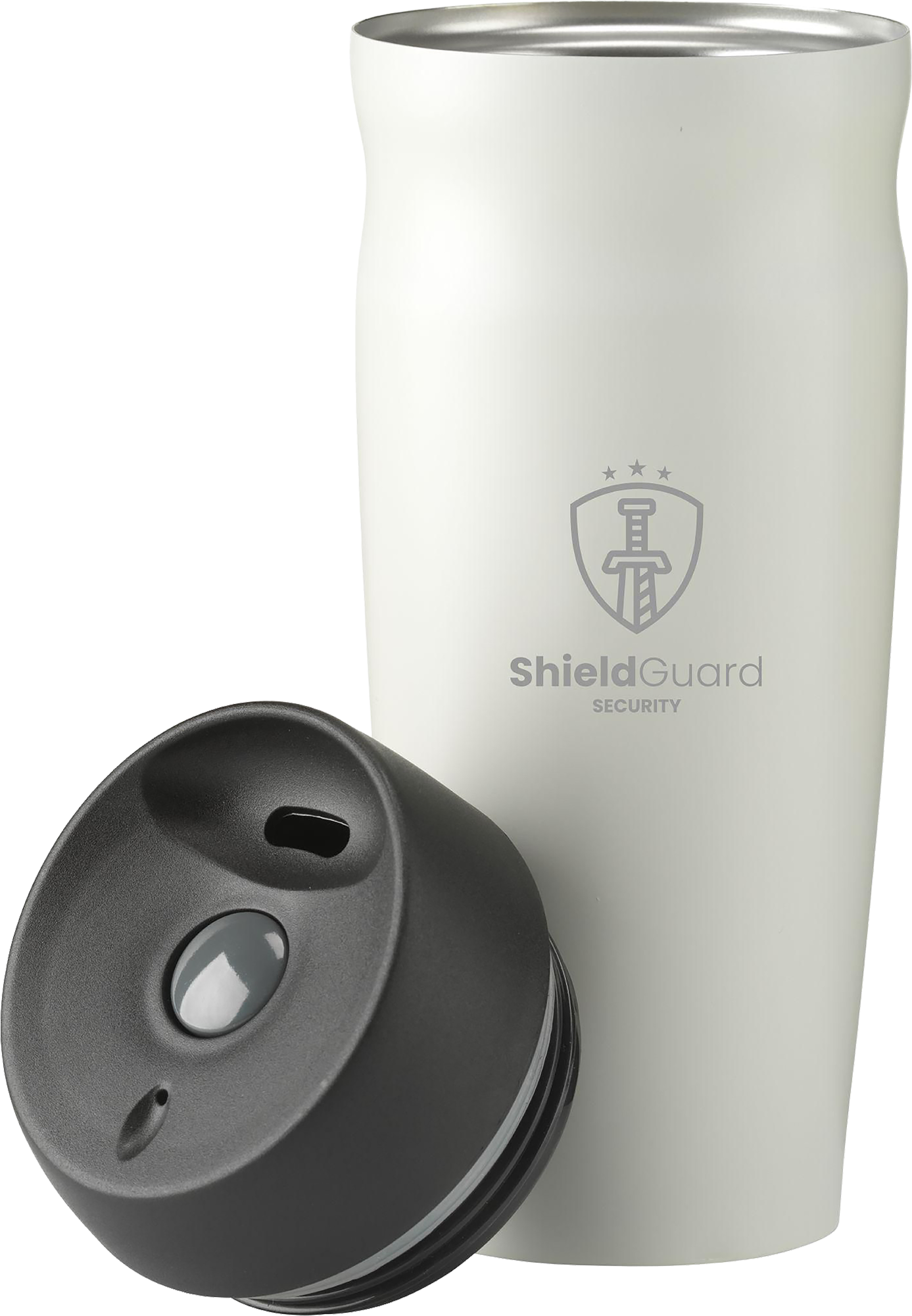 Picture of Recycled steel double walled travel mug (450ml) 