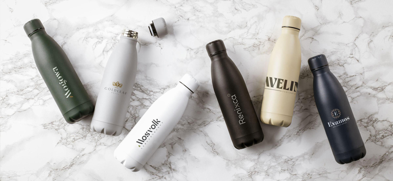 Topflask recycled double walled bottle (500ml) 265691_002 (White)