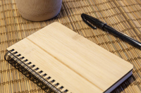 Notebook made from bamboo (approx. A6) 269099_011 (Brown)