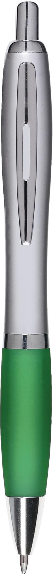 Picture of Silver ballpen with coloured grip