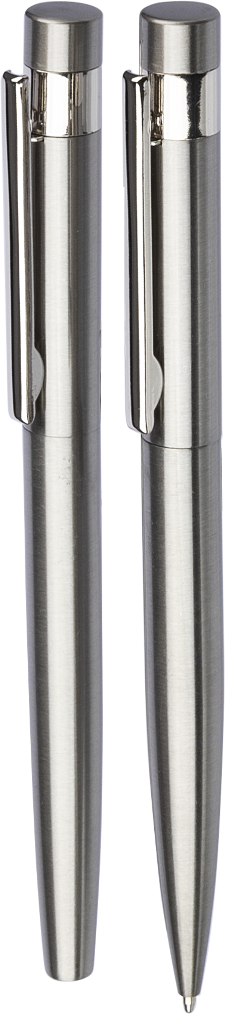 Picture of Recycled stainless steel pen set (2pc)