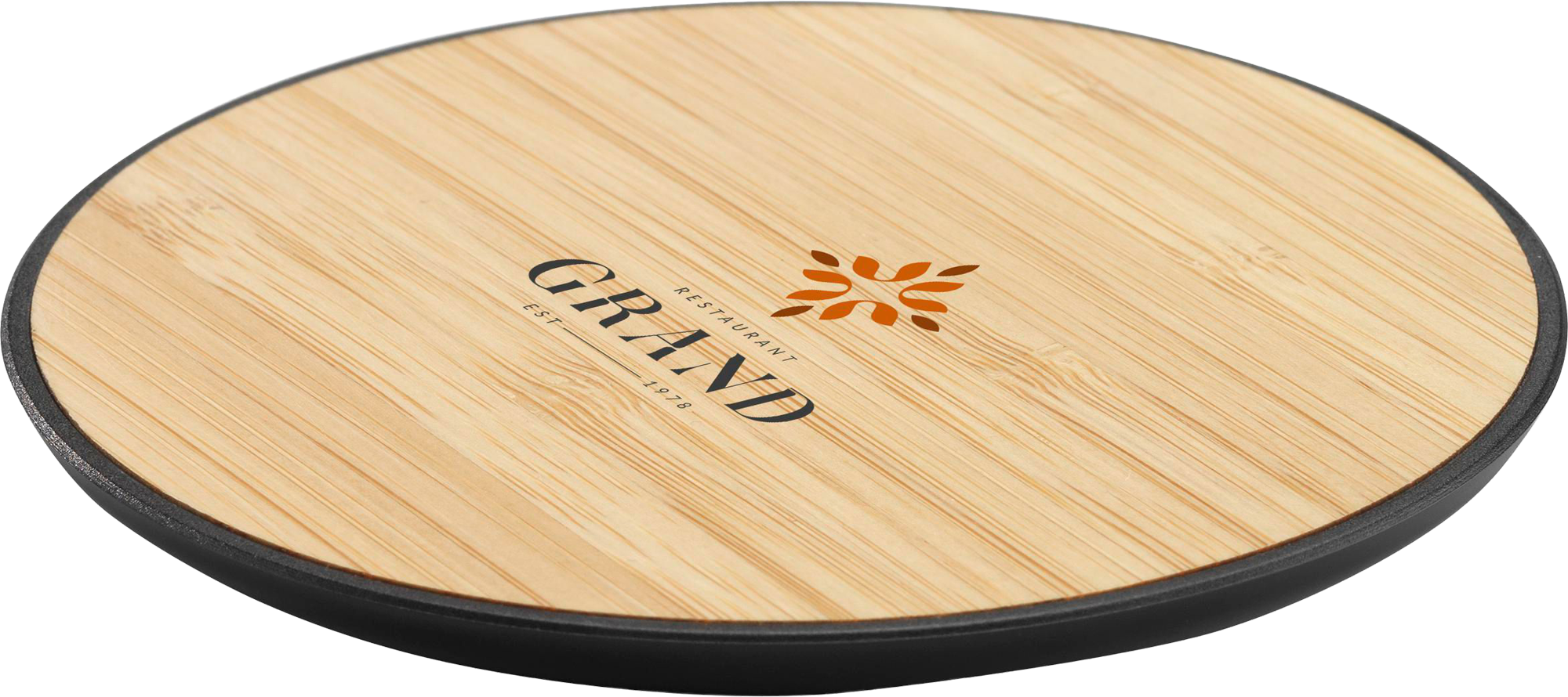 Picture of Bamboo 15W wireless fast charger