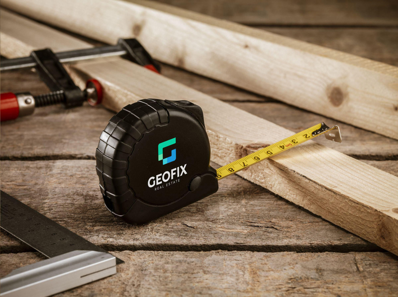 Recycled tape measure (5m) 261528_001 (Black)
