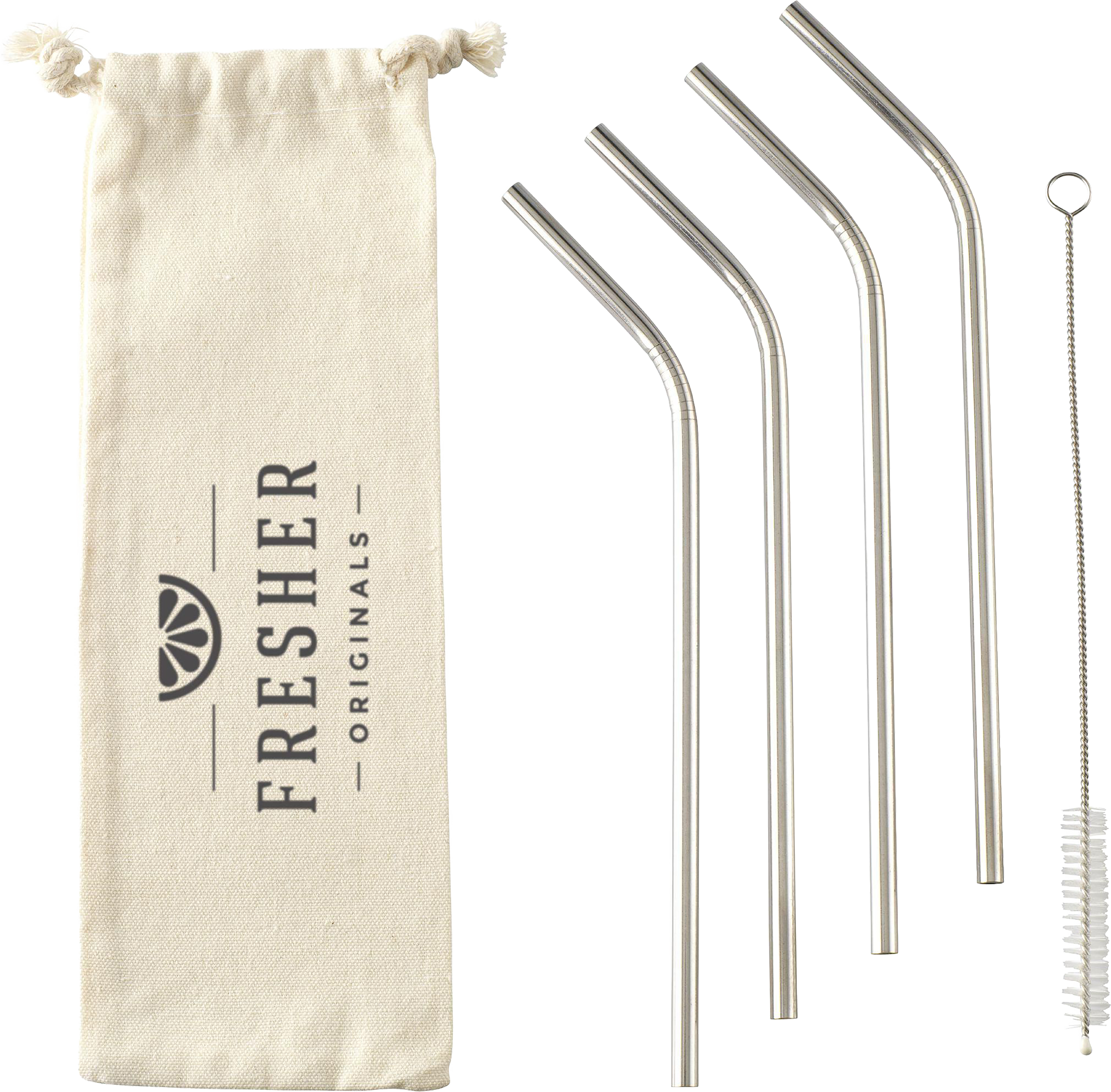 Picture of Stainless steel straw set