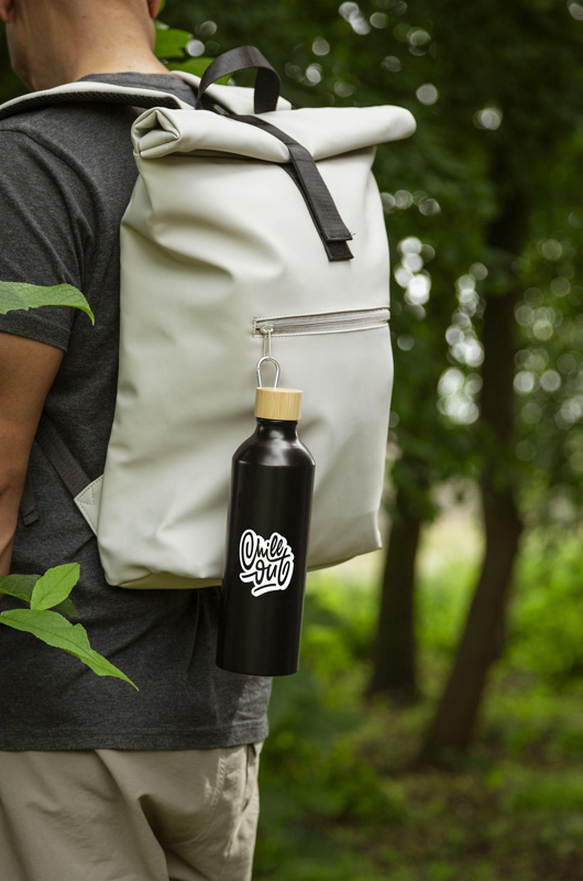 SteelBamboo RCS Recycled Steel 750 ml water bottle 262994_001 (Black)