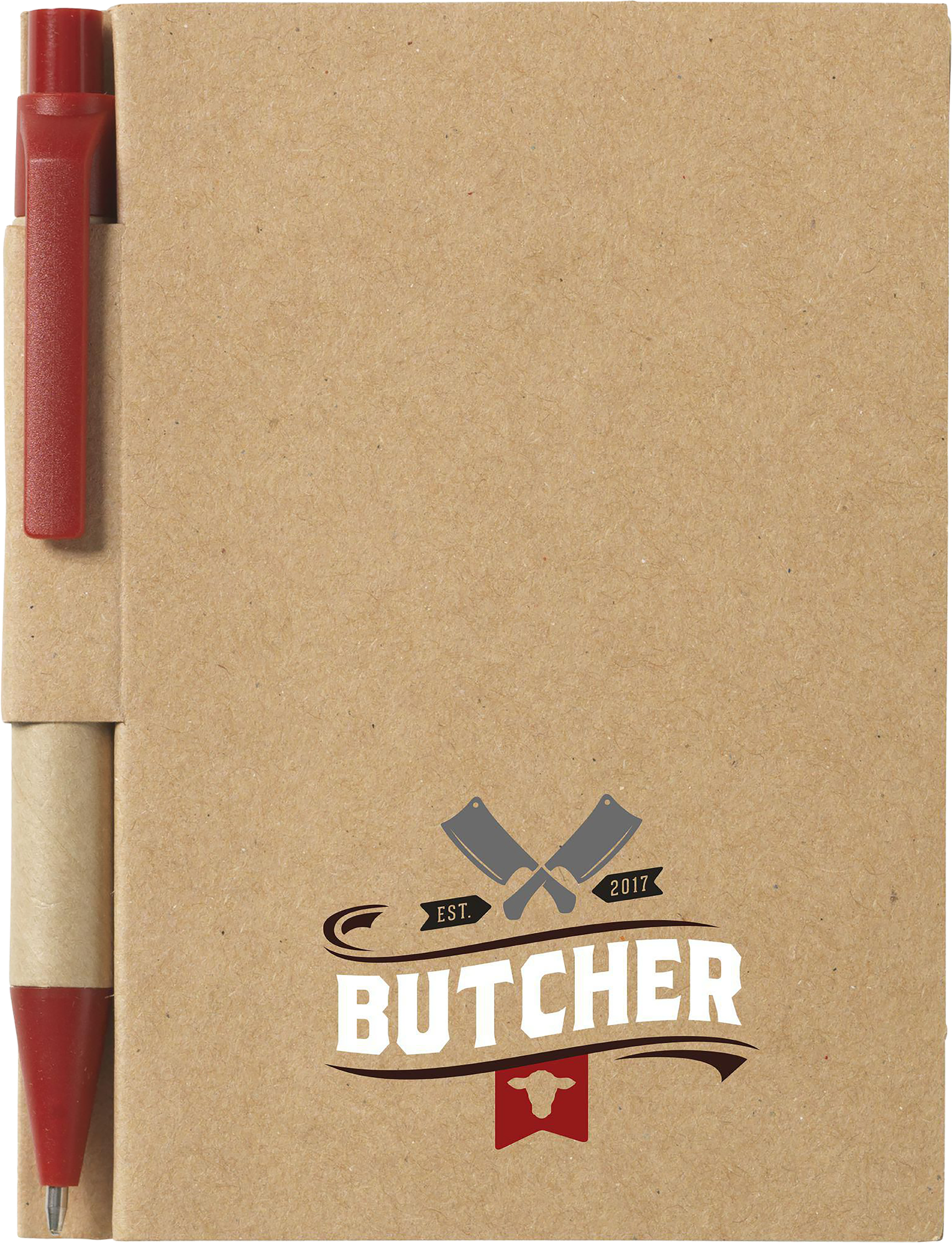 Picture of  Recycled mini notebook and pen (approx A7)