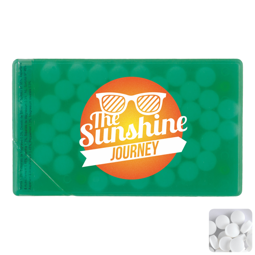 Mint card with sugar free mints