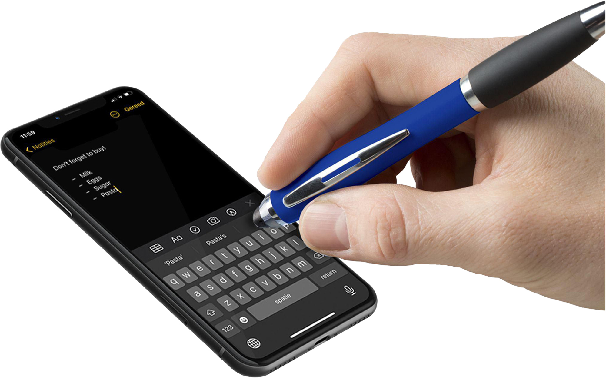 Picture of Plastic stylus ballpen