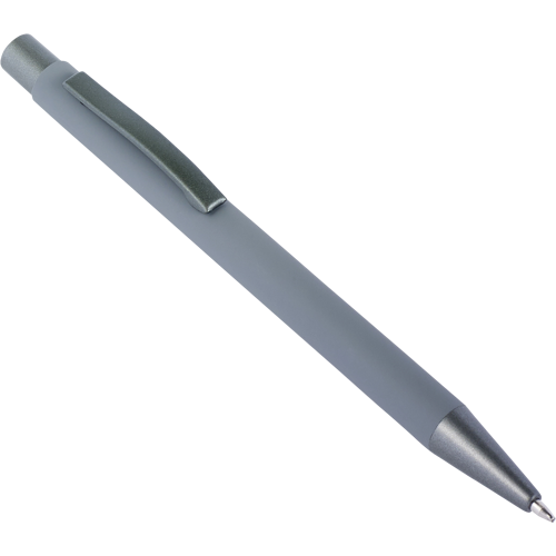 Ballpen with rubber finish