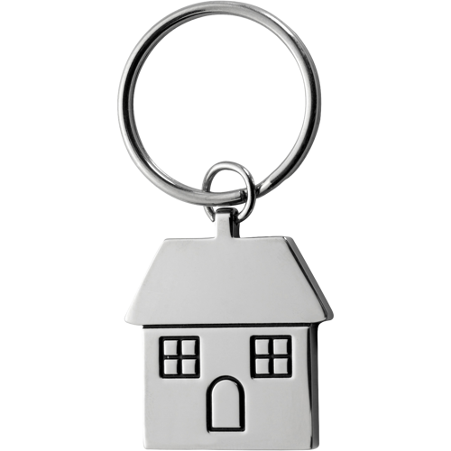 Metal house keyring
