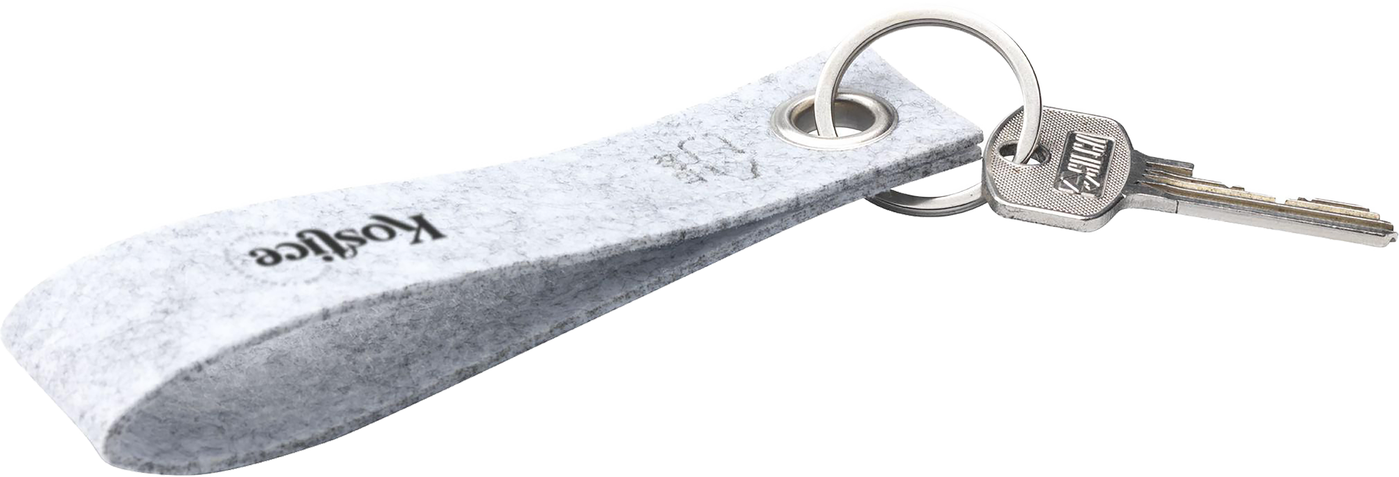 Picture of RPET felt keyring