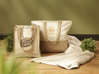 Organic jute and  cotton bag (320gsm/9.4oz) 264953_311 (Natural)