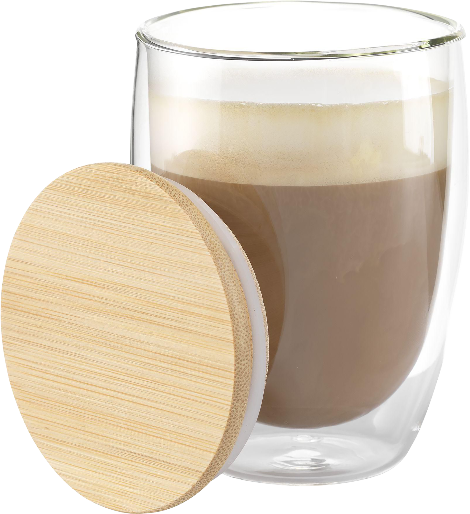 Picture of Double-walled glass cup (350ml)