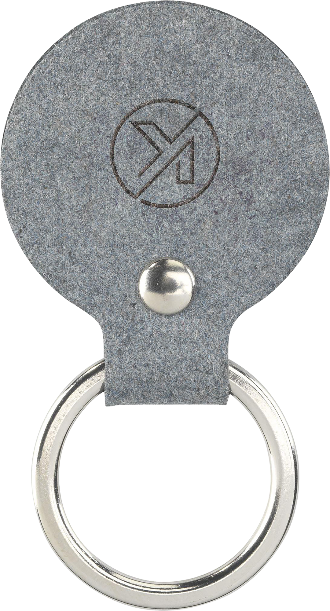 Picture of Made recycled round denim keyring