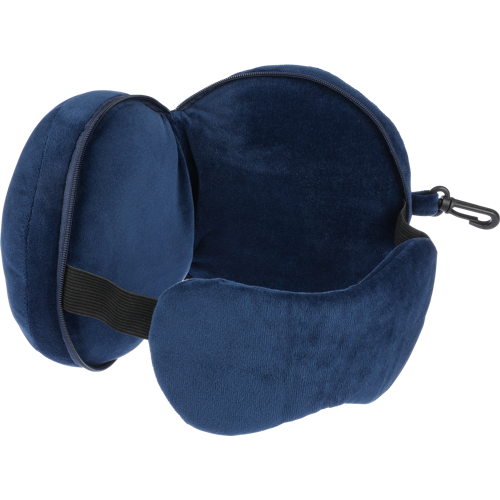 Travel pillow and eye mask set