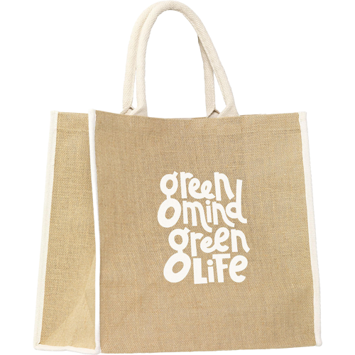 Jute shopper bag