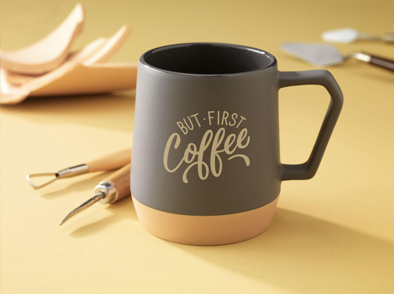 Ceramic mug (330ml) 262227_003 (Grey)