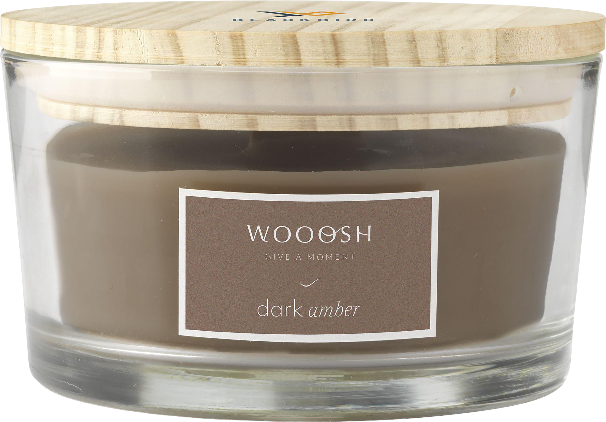 Picture of Wooosh Flame scented candle (dark amber)