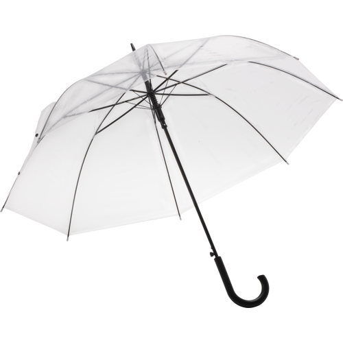 Transparent telescopic umbrella