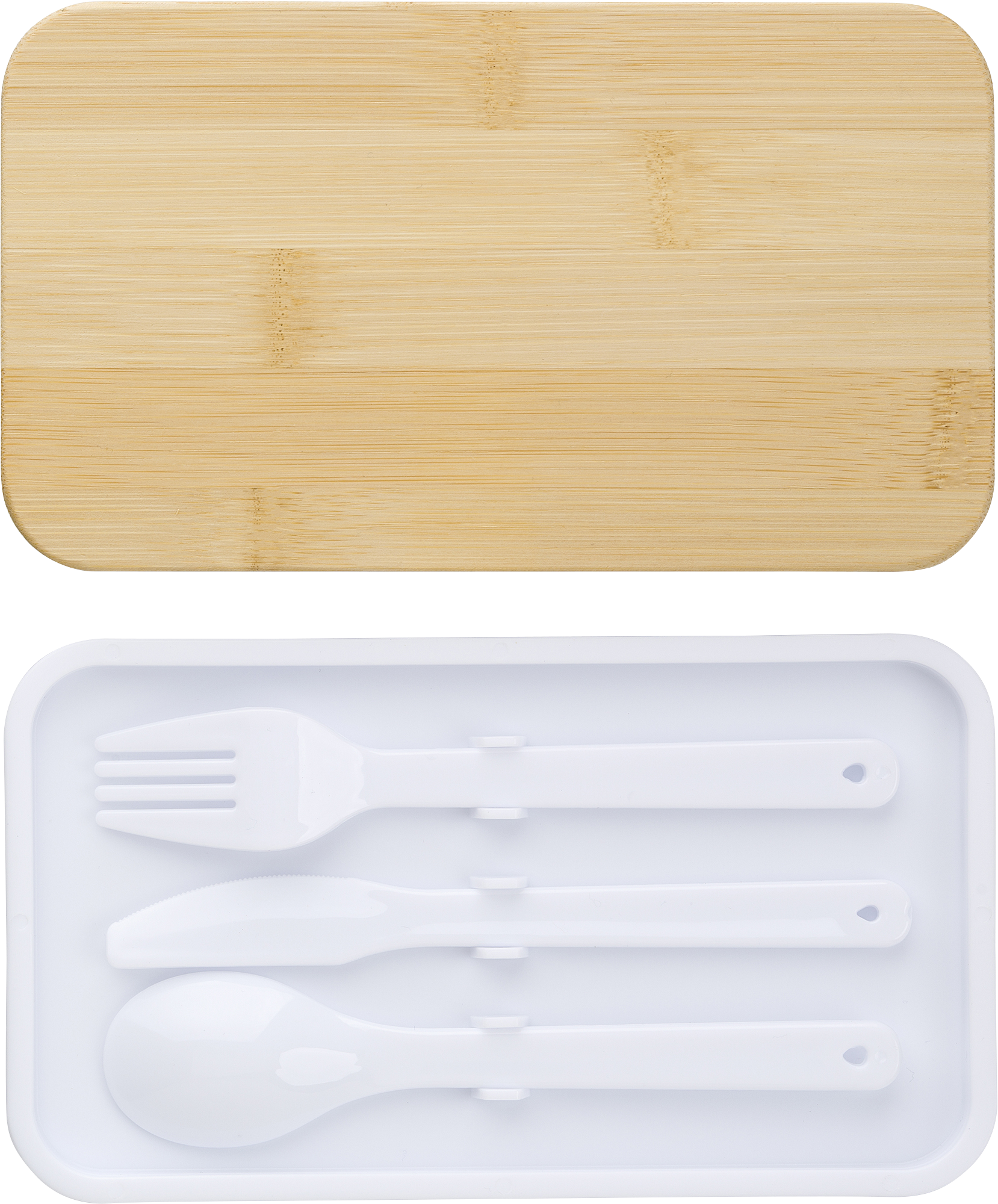 Picture of Double lunch box with bamboo lid