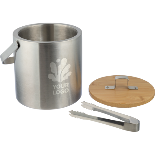 Stainless steel double walled ice bucket