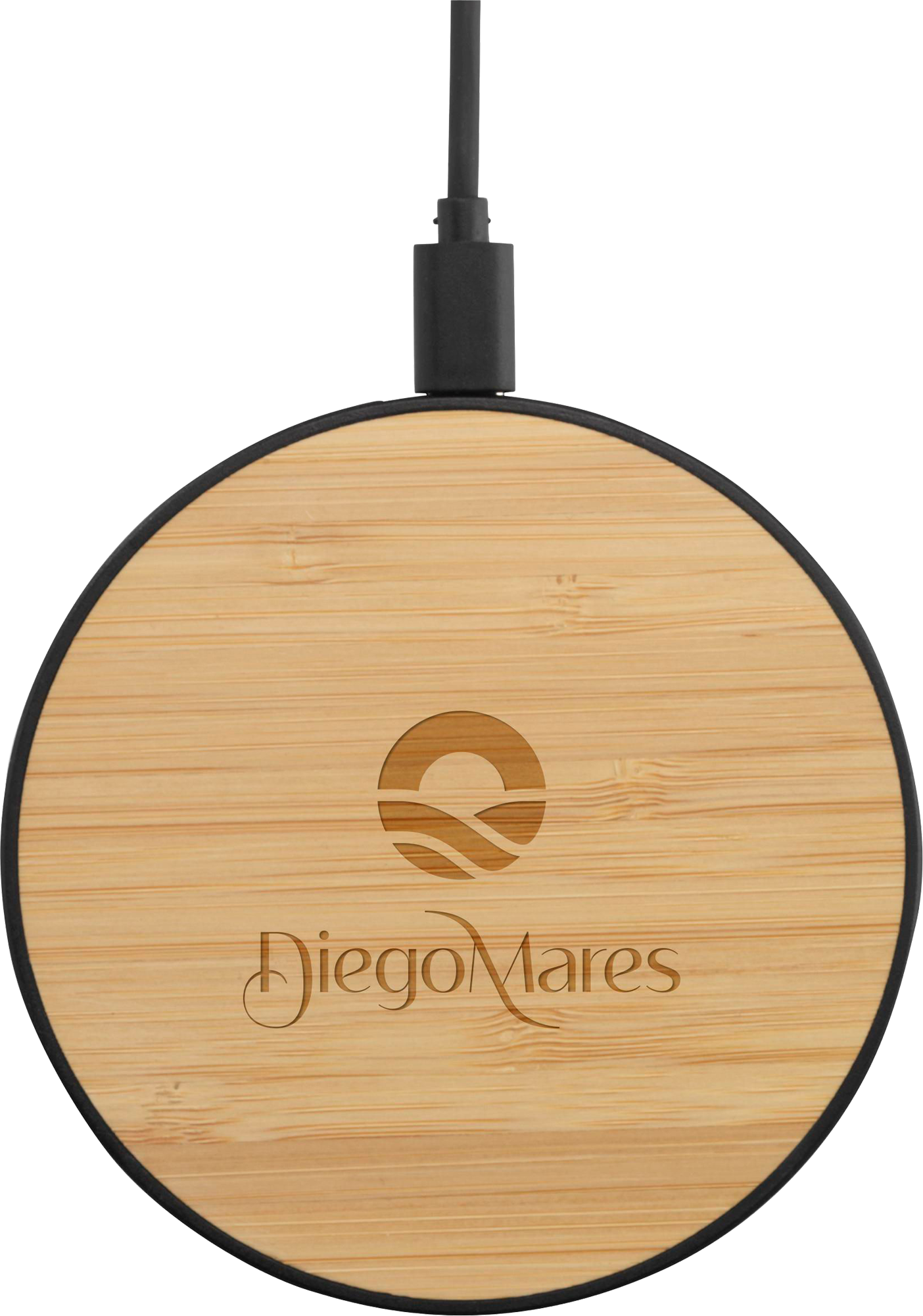 Picture of Bamboo 15W wireless fast charger