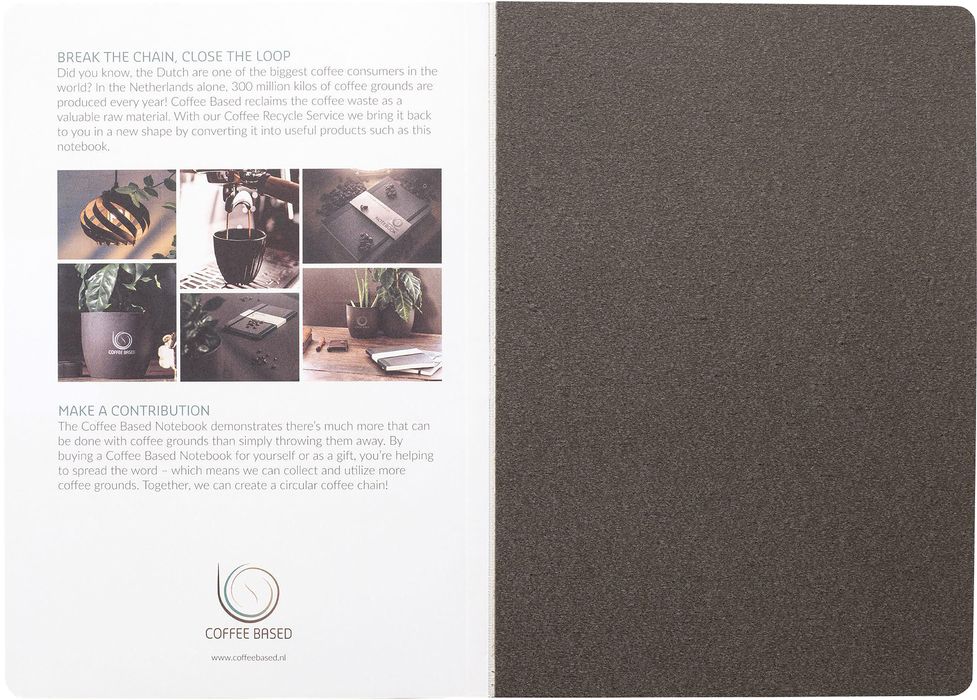 Picture of Coffee cover notebook (approx. A5)