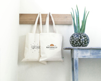 Organic canvas shopper (320gsm/9.43oz) 260851_604 (Ecru)