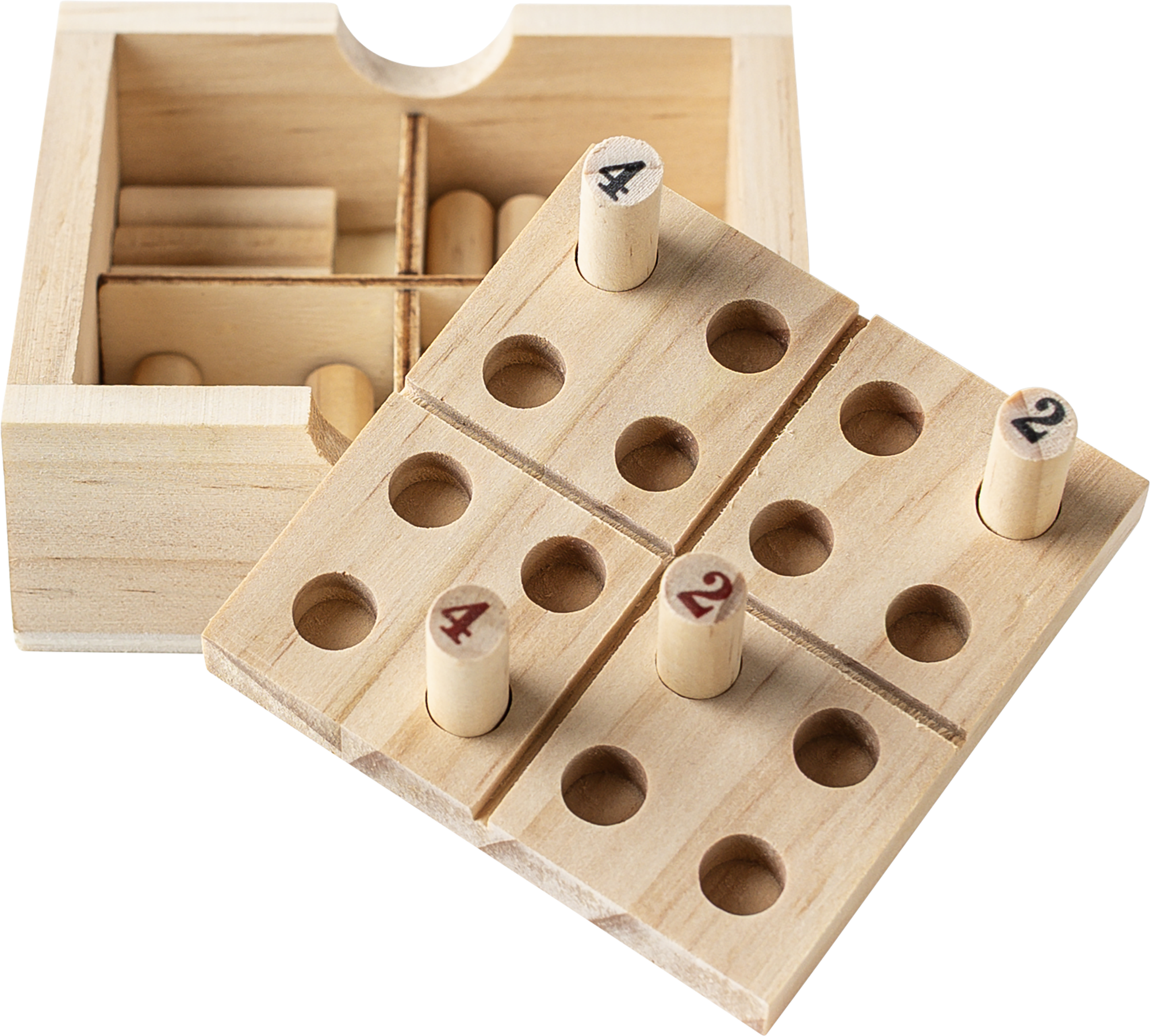 Picture of Mini wooden Sudoku set