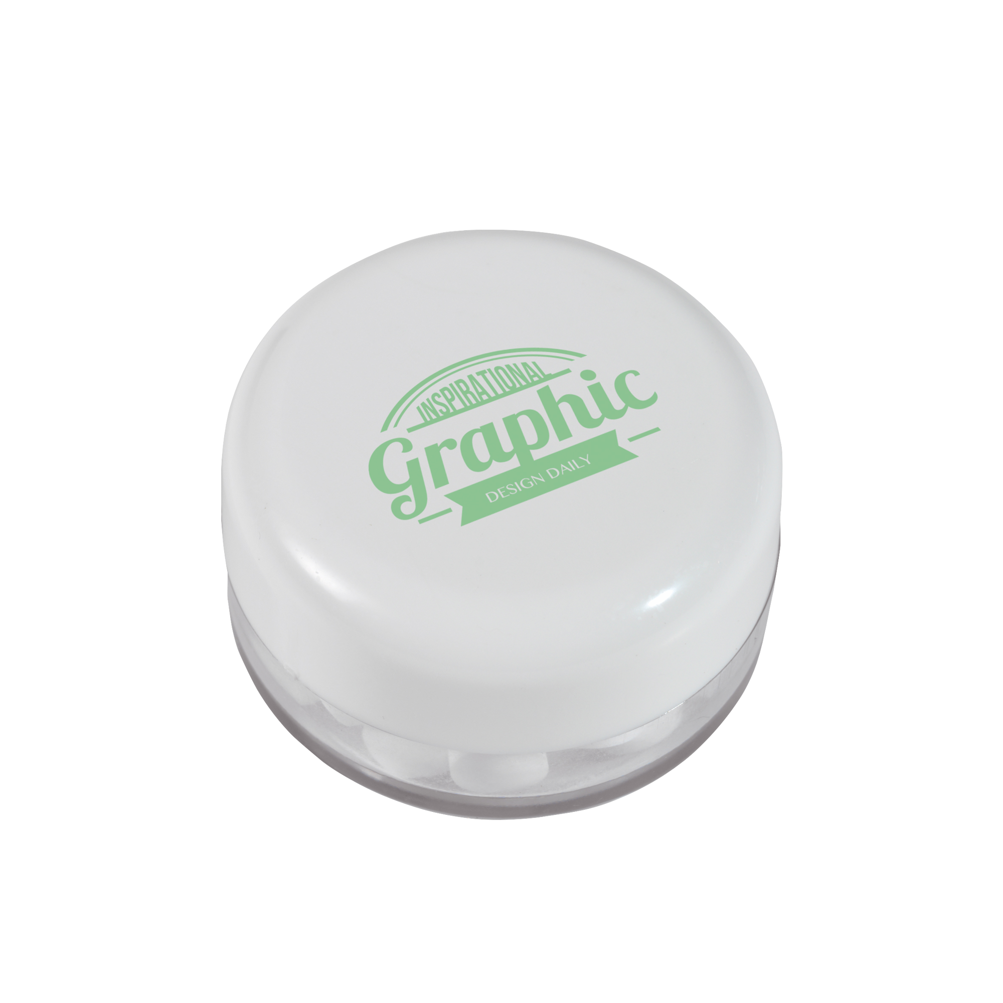 Picture of Round pot with sugar free mints