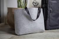 RPET felt shoulder bag 269074_003 (Grey)