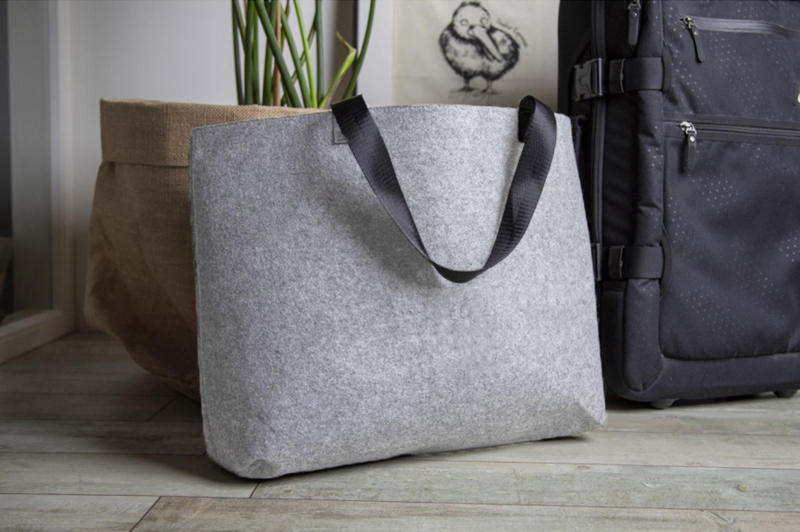 RPET felt shoulder bag 269074_003 (Grey)
