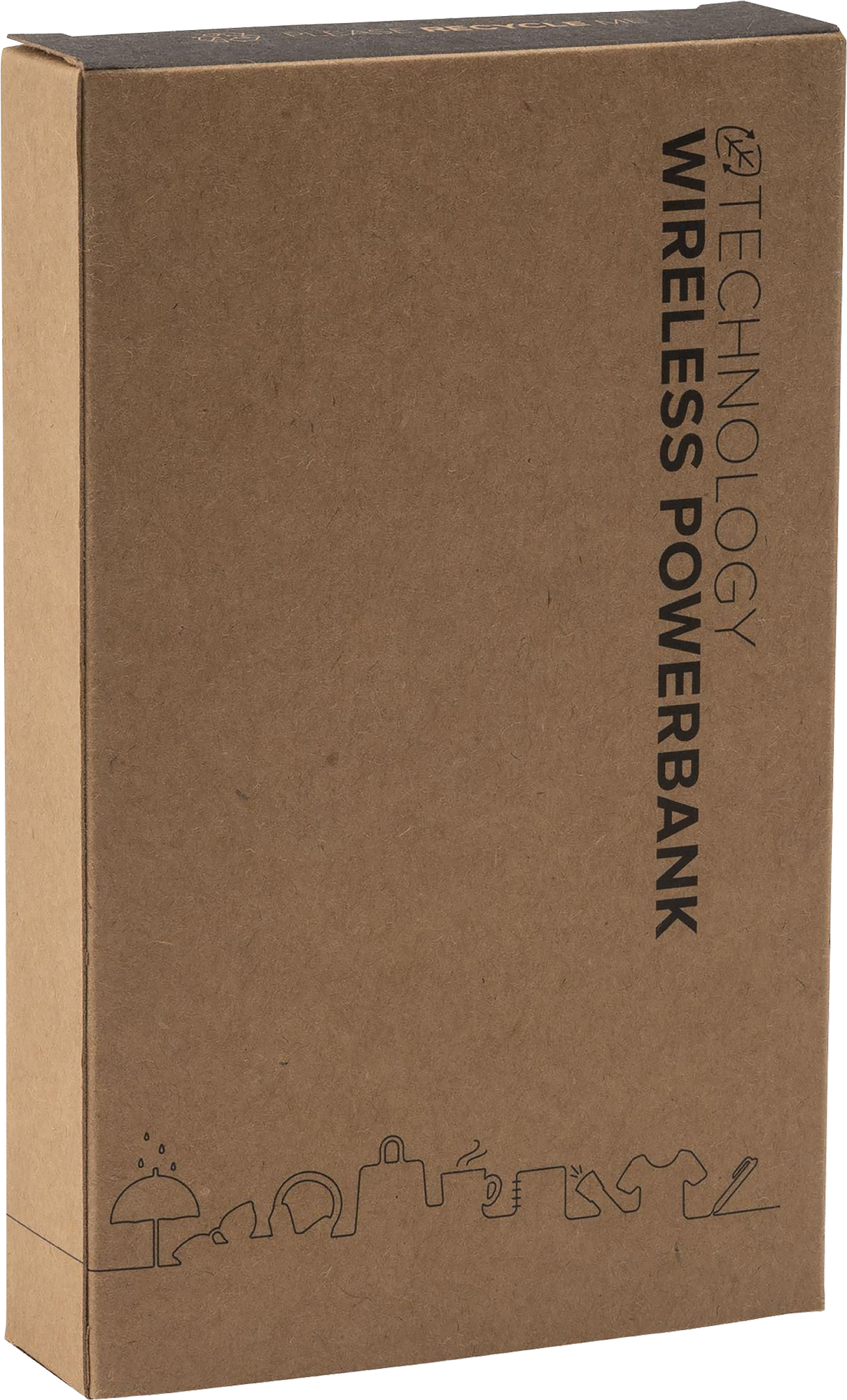 Picture of Bamboo wireless charger & power bank (8,000 mAh)