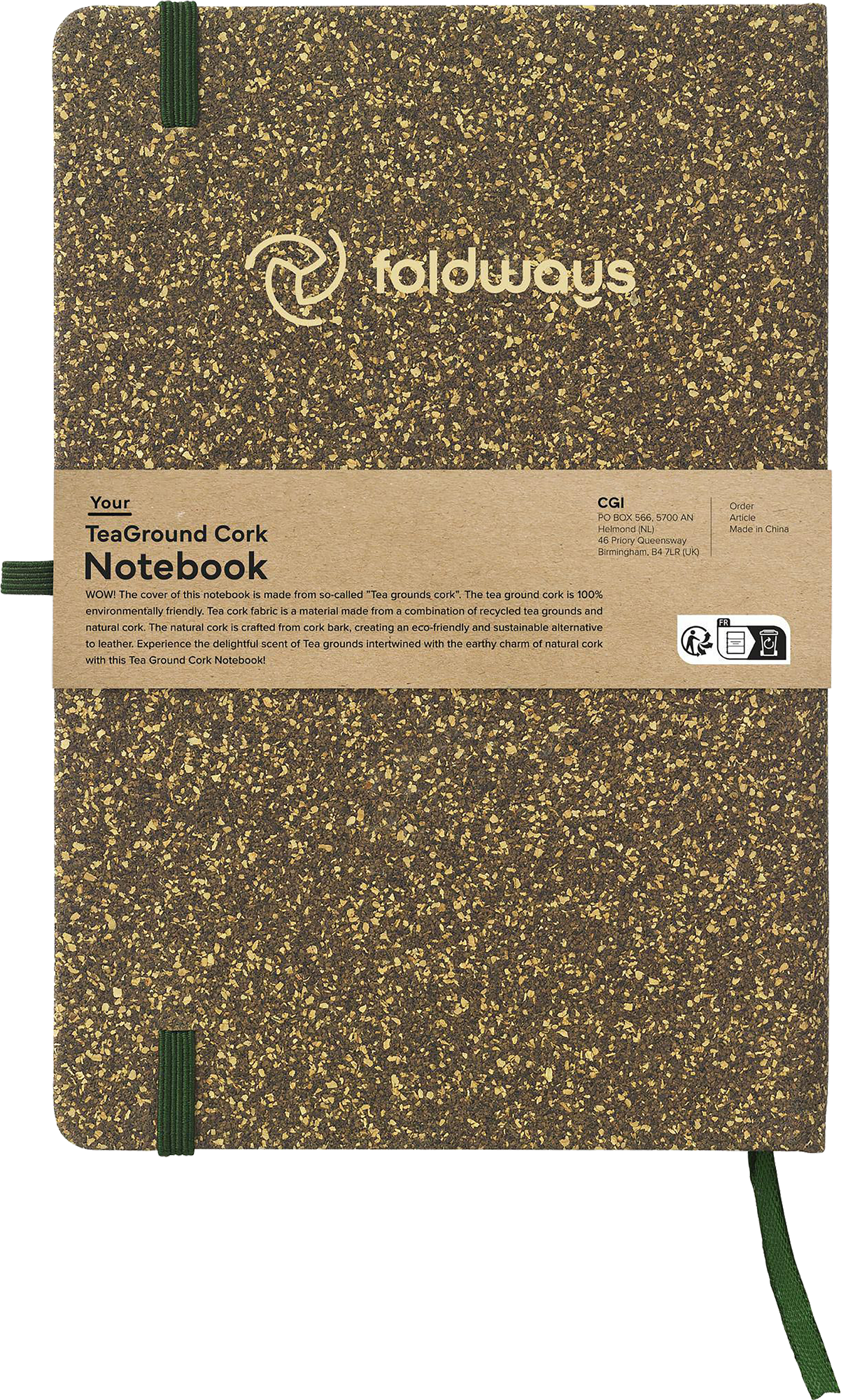 Picture of Tea and cork notebook (approx A5)
