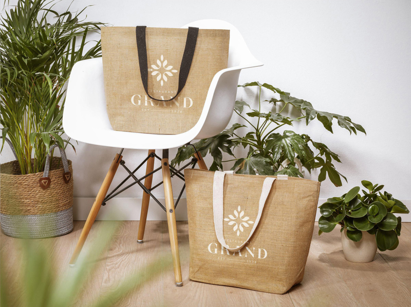 Jute shopper 260849_001 (Black)