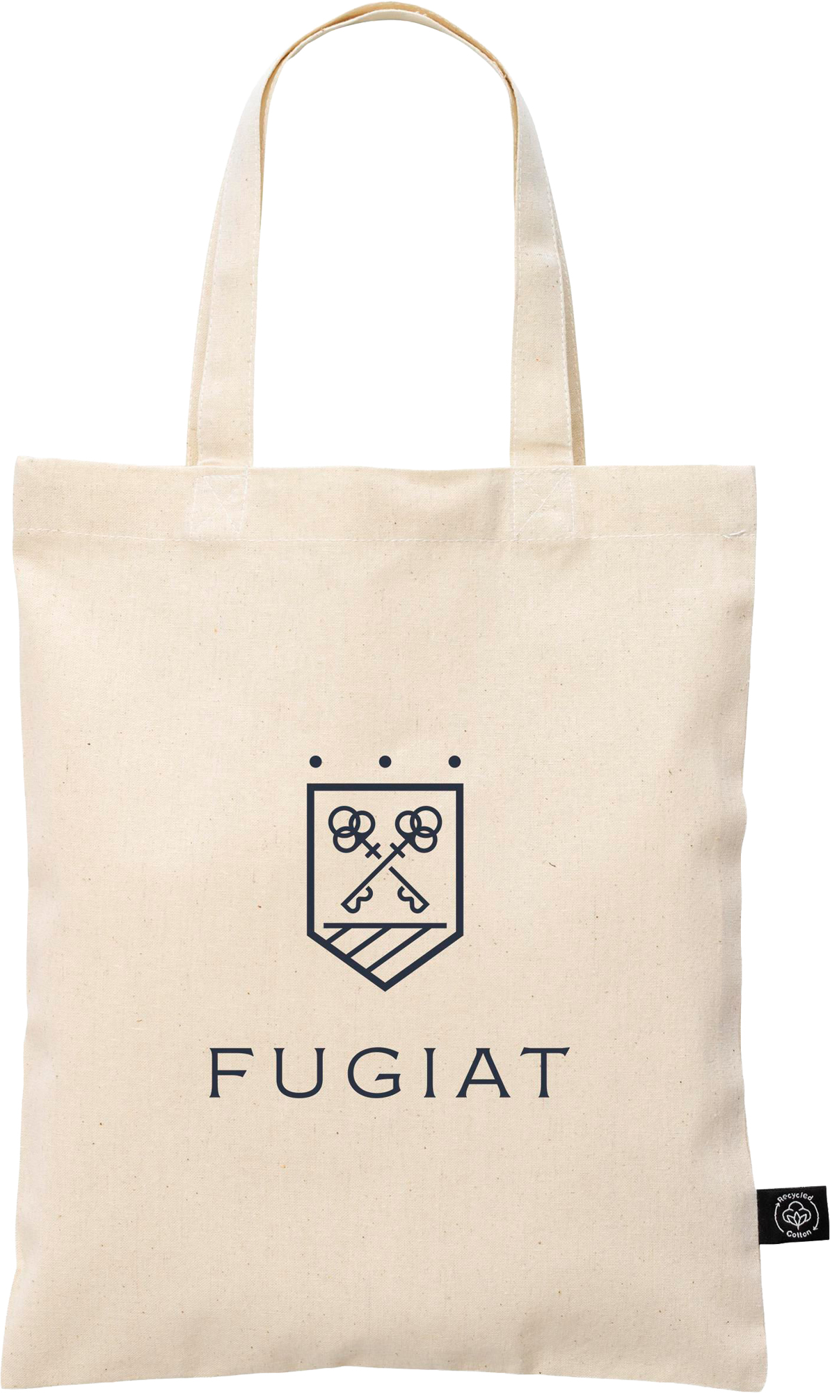 Picture of Small recycled cotton bag (140 gsm/4.12oz)