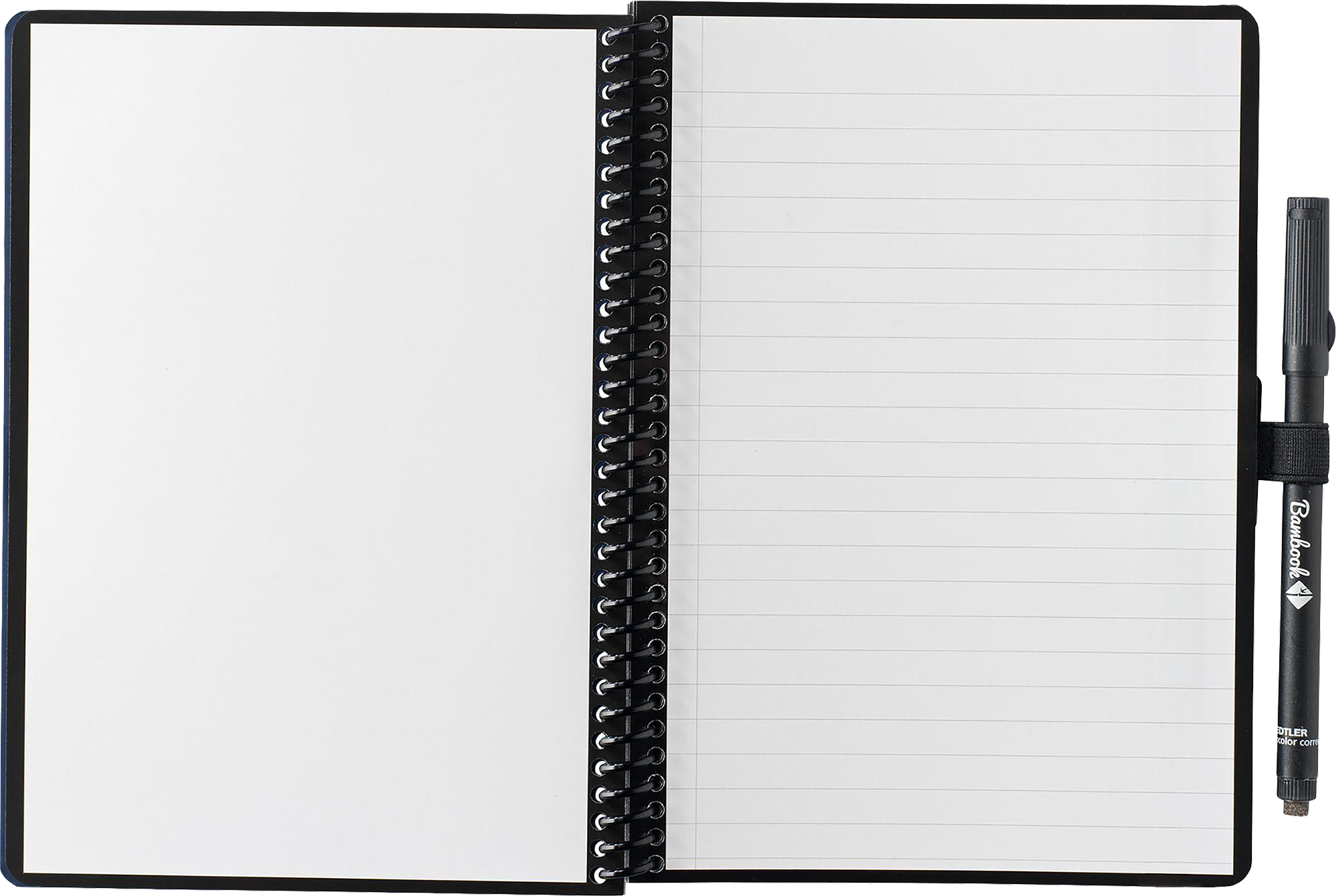 Picture of Bambook notebook with dot grid paper & pen loop (approx. A5)