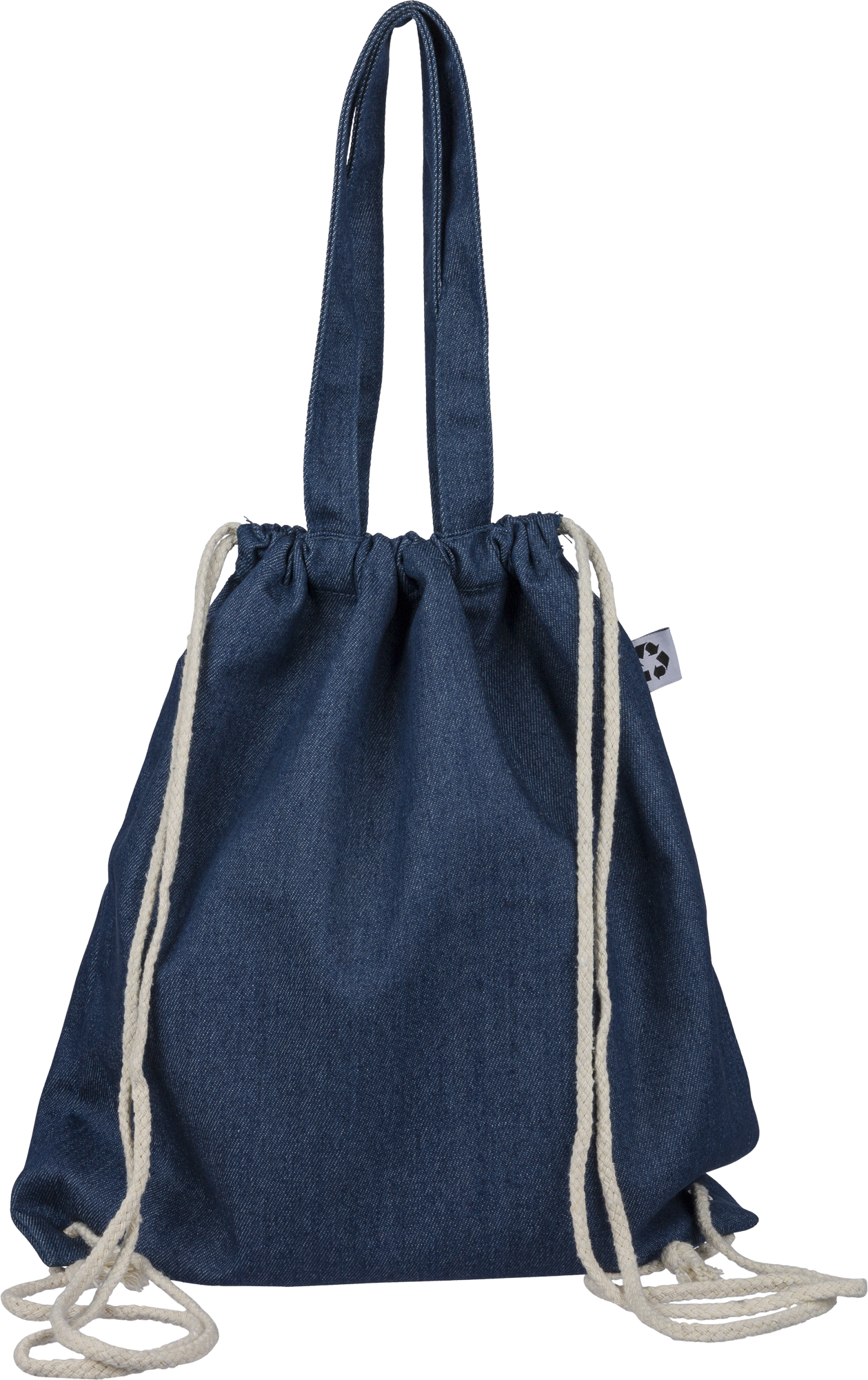 Picture of Recycled denim drawstring bag