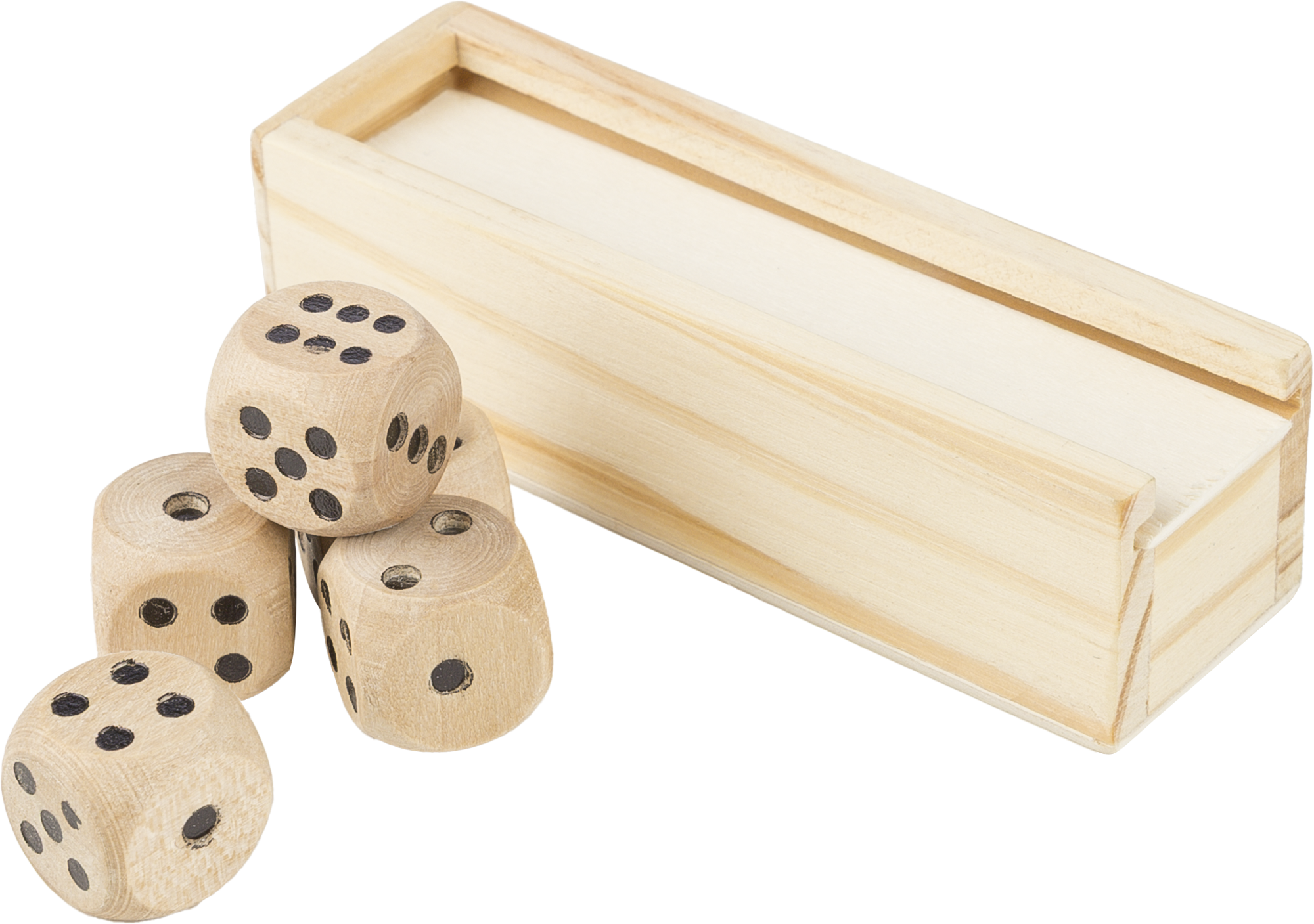 Picture of Wooden dice set