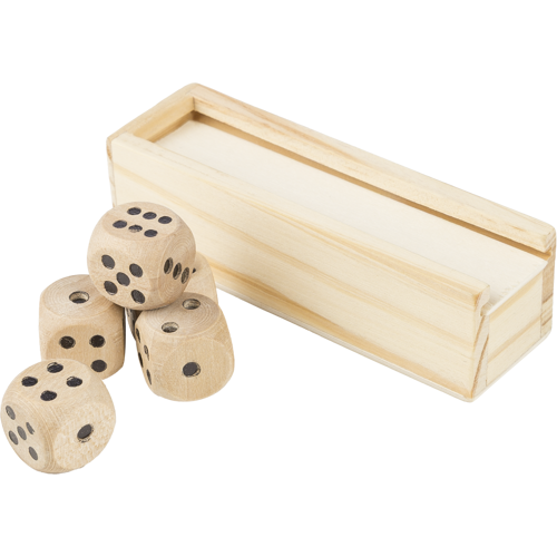 Wooden dice set - View 1