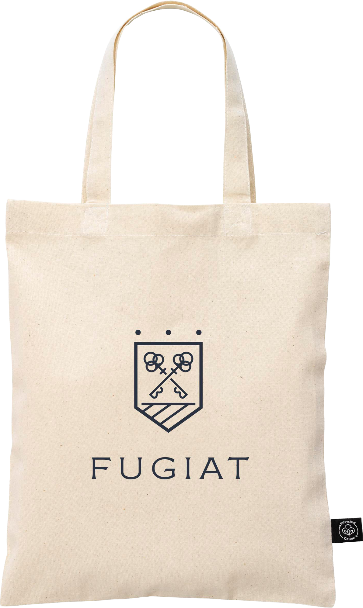 Picture of Small recycled cotton bag (140 gsm/4.12oz)