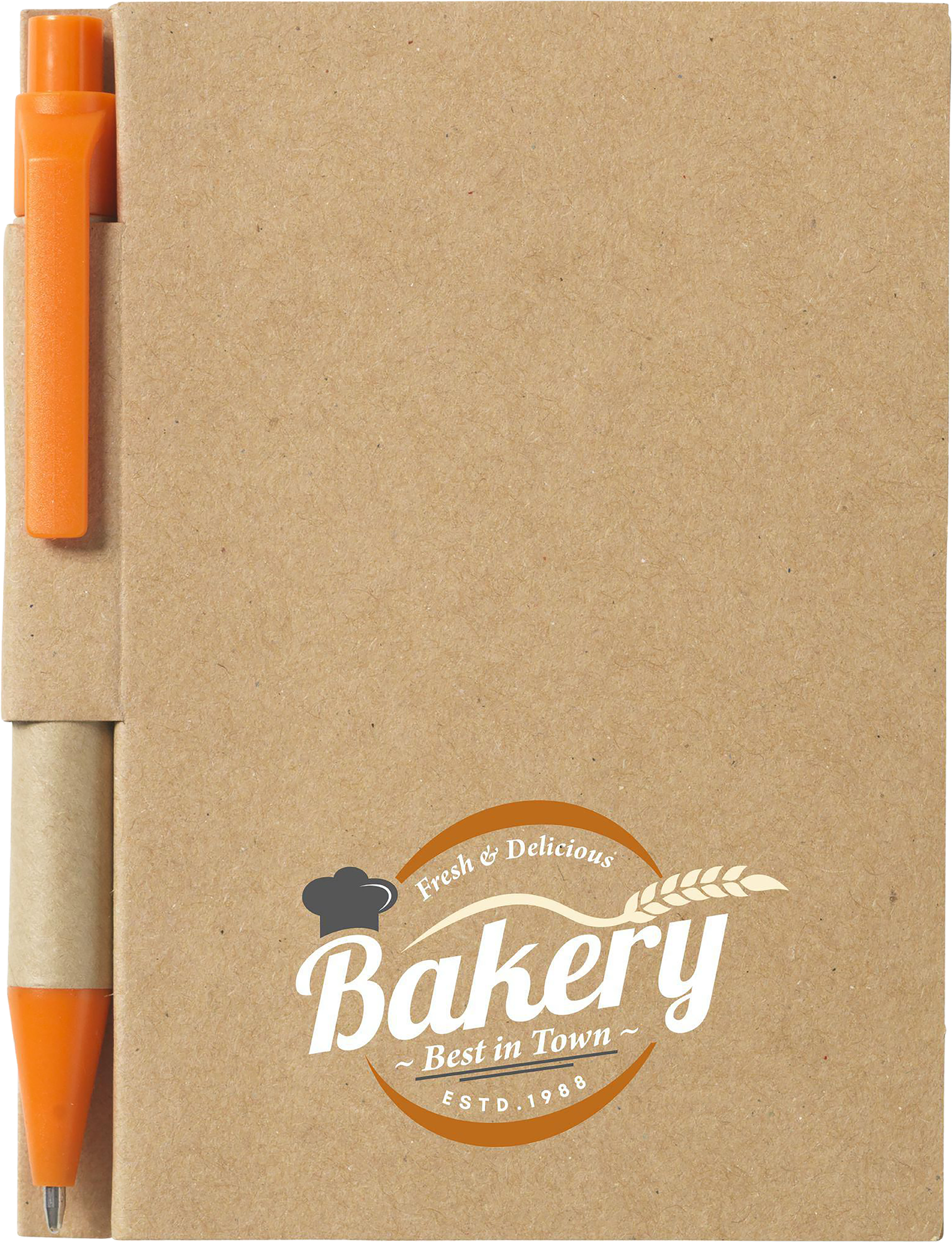 Picture of  Recycled mini notebook and pen (approx A7)