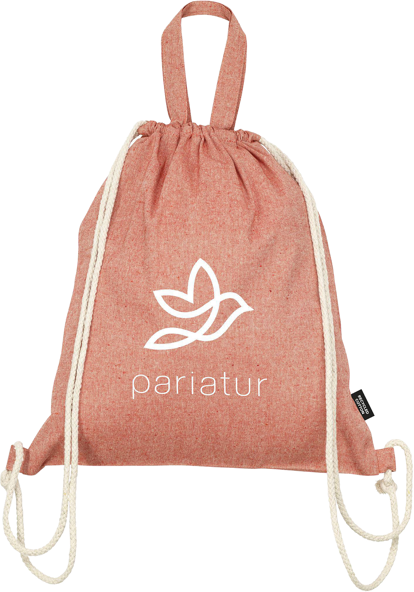 Picture of Recycled cotton drawstring bag (180gsm/5.3oz)